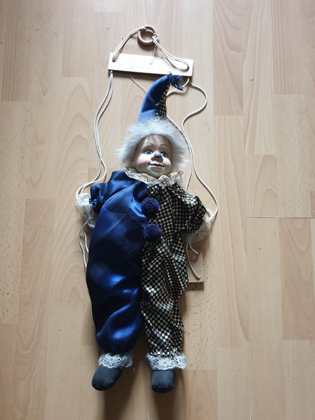 Figuren: Vintage Hängepuppe Clown, – Gebraucht aus Wettingen von tg_sd