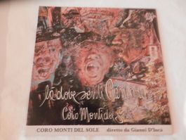 LP Coro Monti del Sole Italien 1980