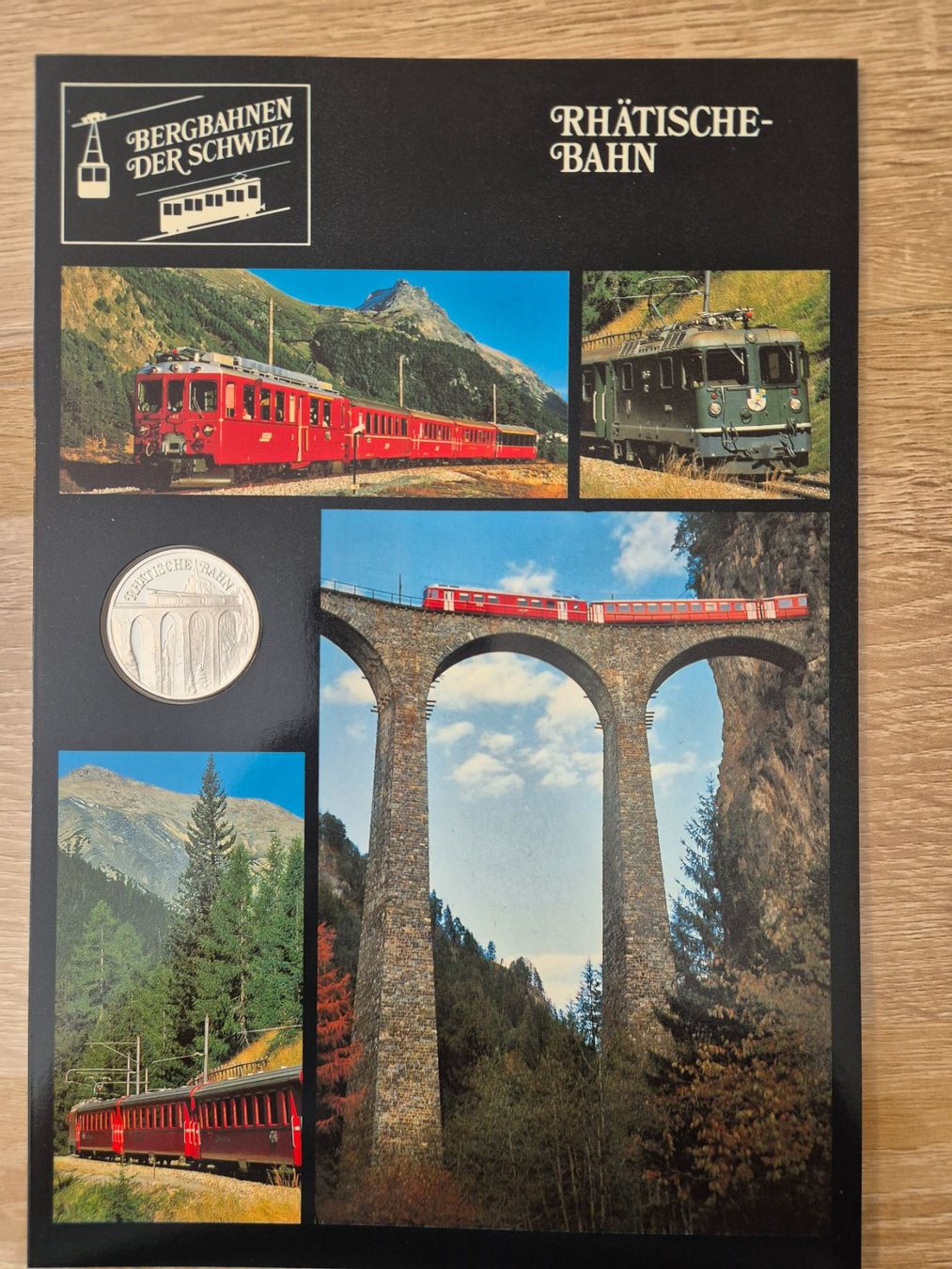 Medaglie: Bergbahnen der Schweiz Rhätische Bahn – Usato da Luzern venduto da Vreneli_1