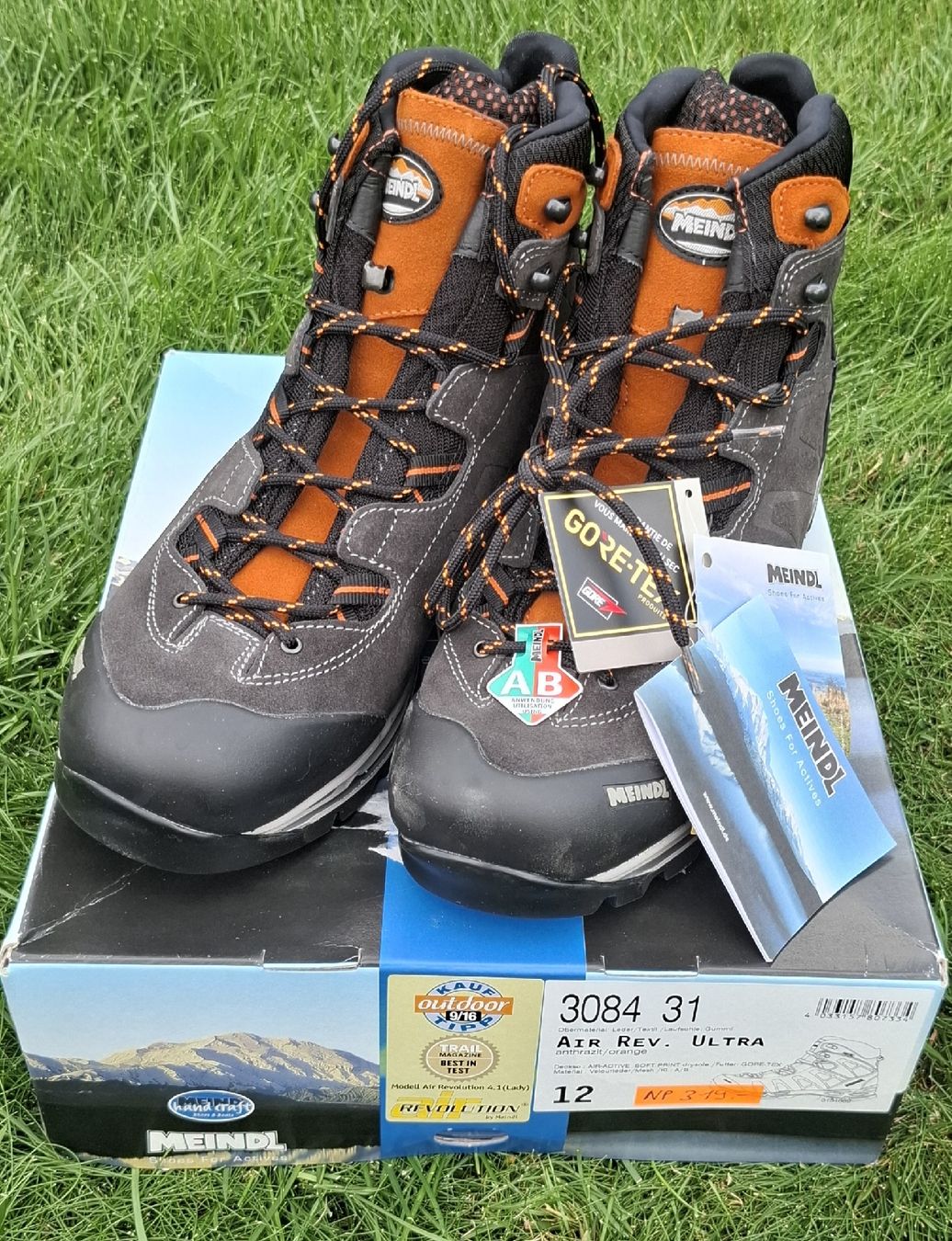 Meindl Scarpe da uomo: Freizeit-Wanderschuh Meindl Air Revolution Ultra Grösse 47 – Nuovo e nell'imballaggio originale da Flaach venduto da res1965