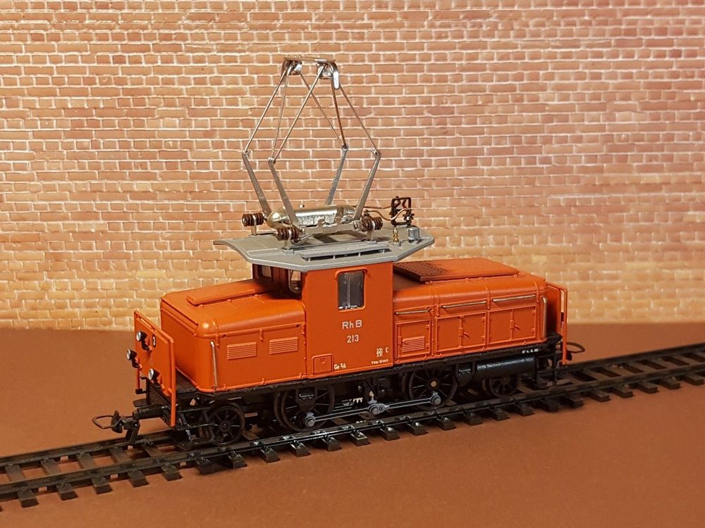 Bemo Ge2/4 Nr. 213 RhB Rangierlok rot (Gebraucht) in Wittinsburg für ...