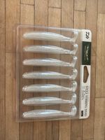 Daiwa Steez Stirring Shad 3.3 Inch 7 Stk. Kristal. Weiss