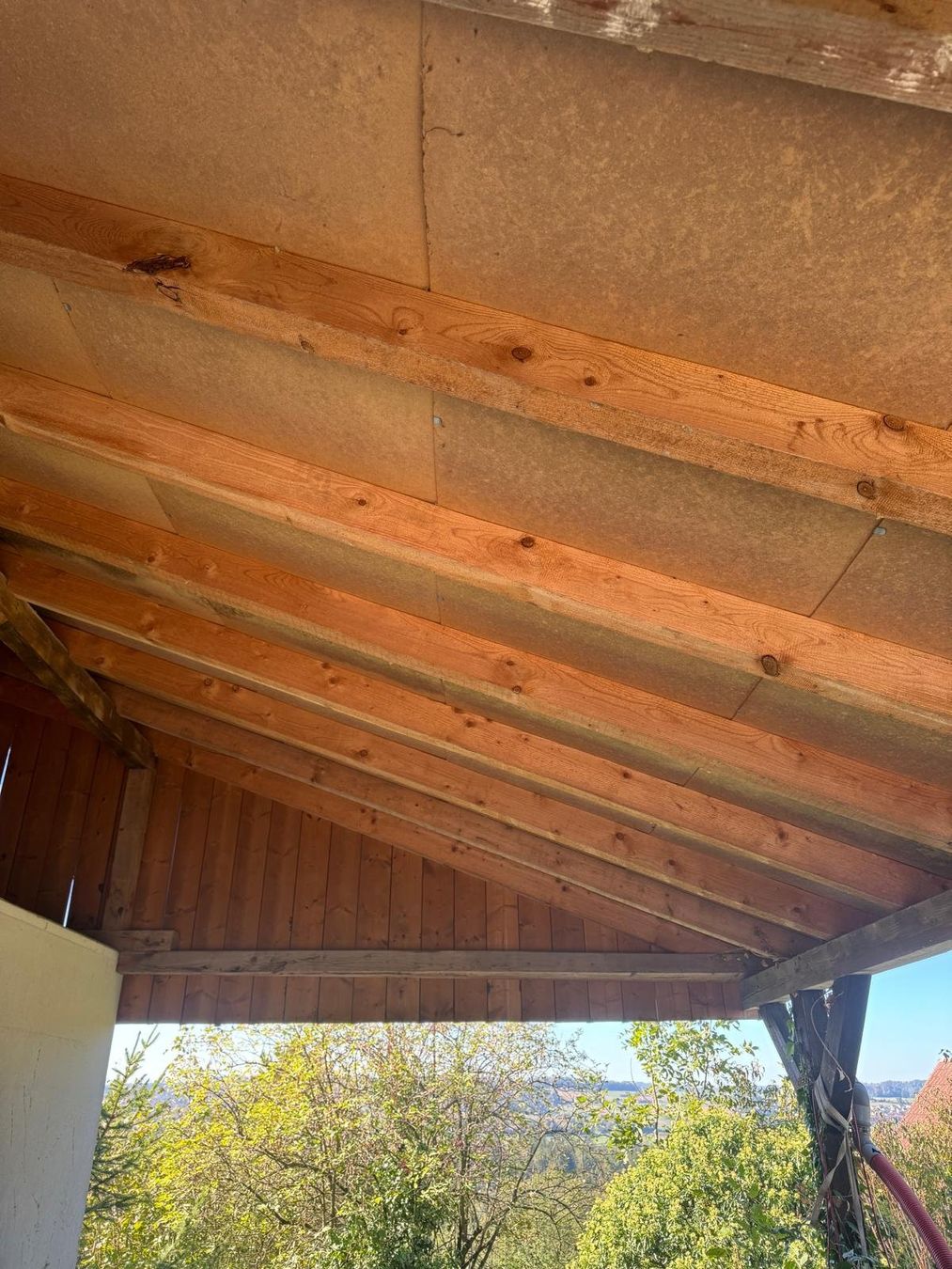 Fertiggarage + 2 Carports mit Satteldach – zum Selbstabbau (Gebraucht ...