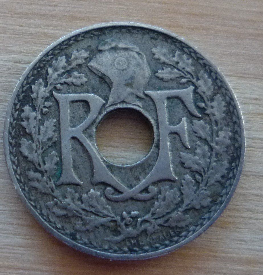 Toutes les monnaies: 5 Centimes, Frankreich, 1923 – D'occasion à Rieden SG par Brockehuesli 1