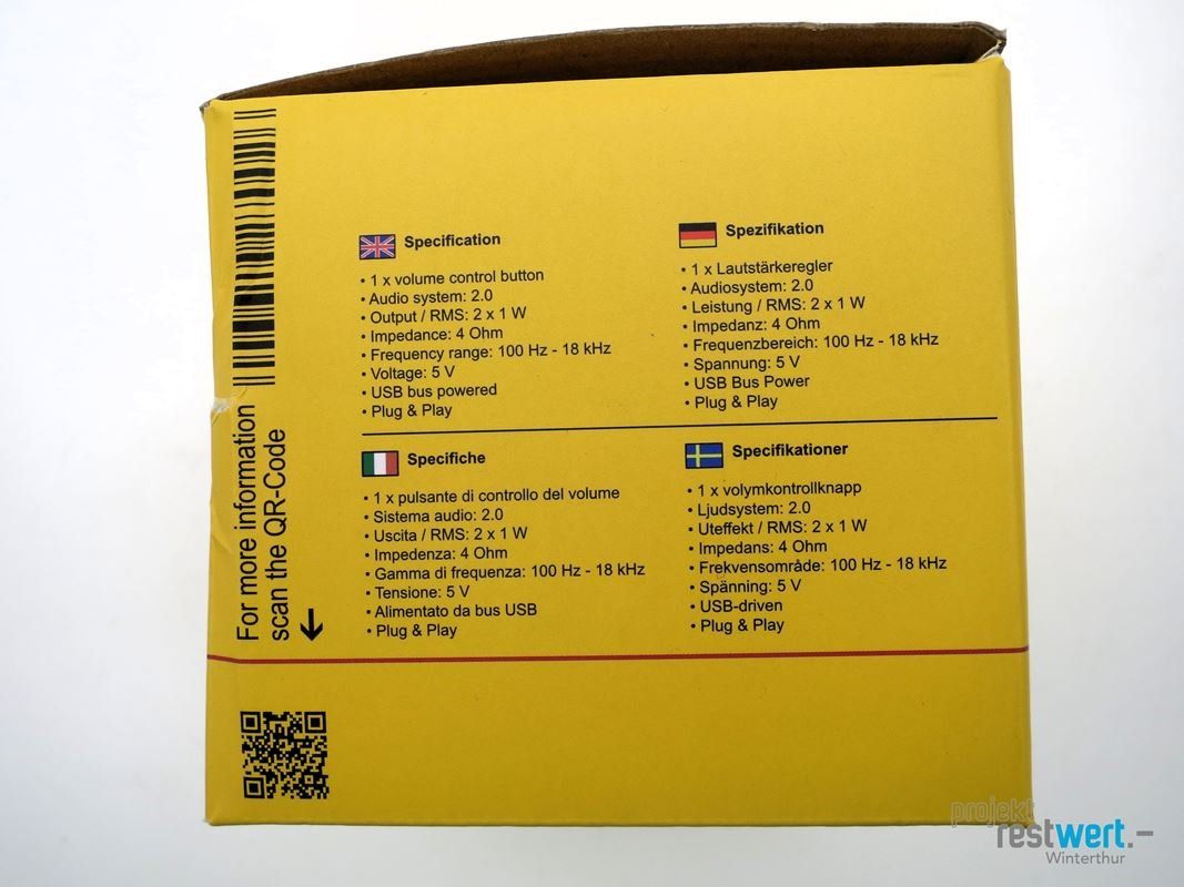 Lautsprecher: DELOCK Mini Stereo Lautsprecher – Neu (gemäss Beschreibung) aus Winterthur von Restwert_Winterthur 3