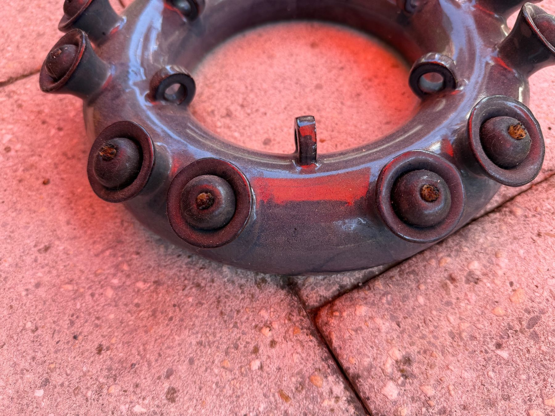 Lampade: Grosse Oellampe Handarbeit Einzelstück – Usato da Dielsdorf venduto da Wunderkiste 1