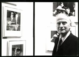 Fotografie Violinist Yehudi Menuhinb bei