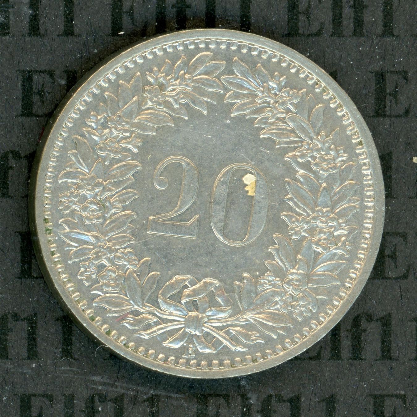 Tutti le monete: CHF___0.20 1957 -unz 20 Rappen – Usato da Widnau venduto da Elf11 1