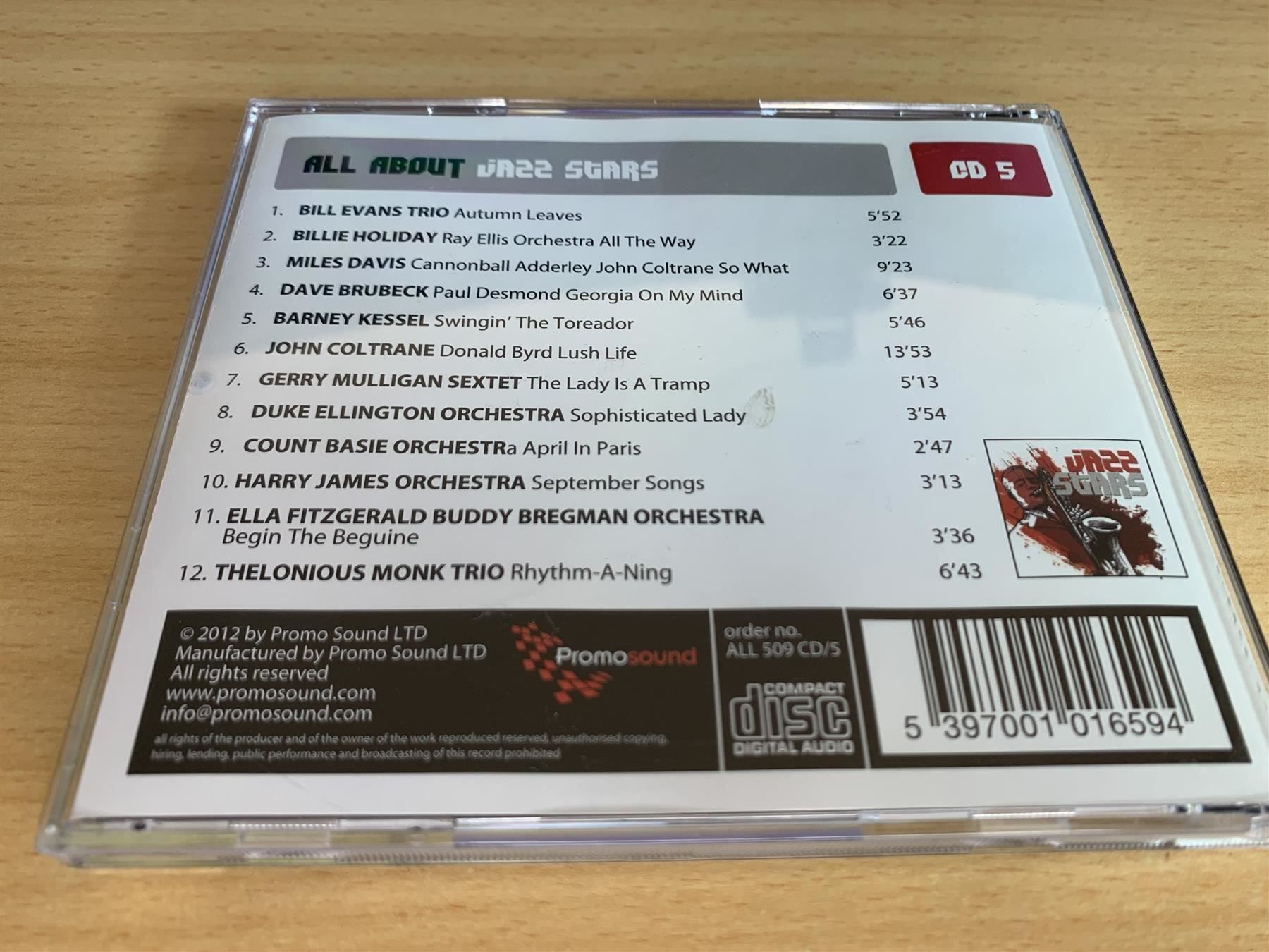 CD: All About Jazz Stars - 5 CD – Usato da Rikon im Tösstal venduto da Alpenmutz 5