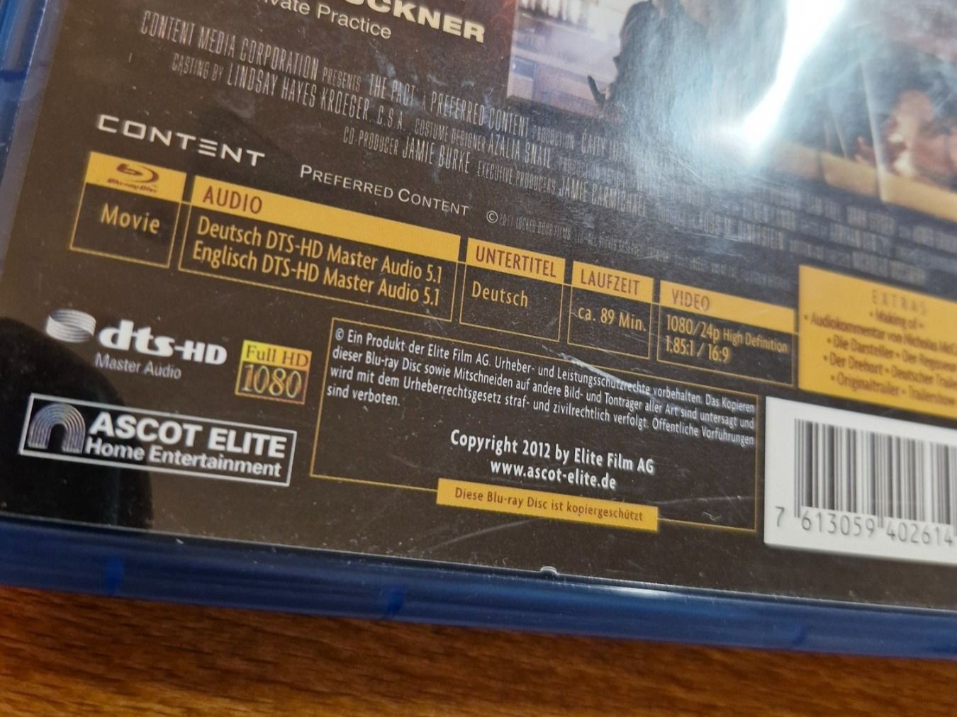 Tutti i DVDs: The Pact (2012) – Usato da Pfungen venduto da Whitie 1