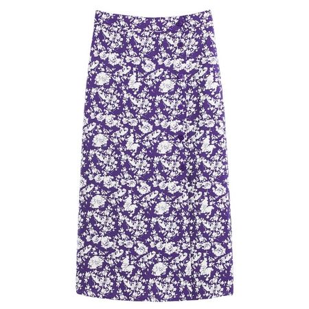 La Redoute Jupe lang geblümt Knopfleiste FR 44/ CH 42