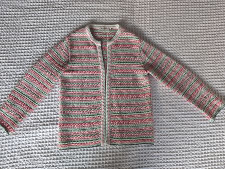 Rich&Royal Cardigan, Gr. Small, Pink Green