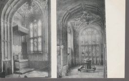 old UK Postcard EVESHAM - LICHFIELD CHAPEL Smith's series