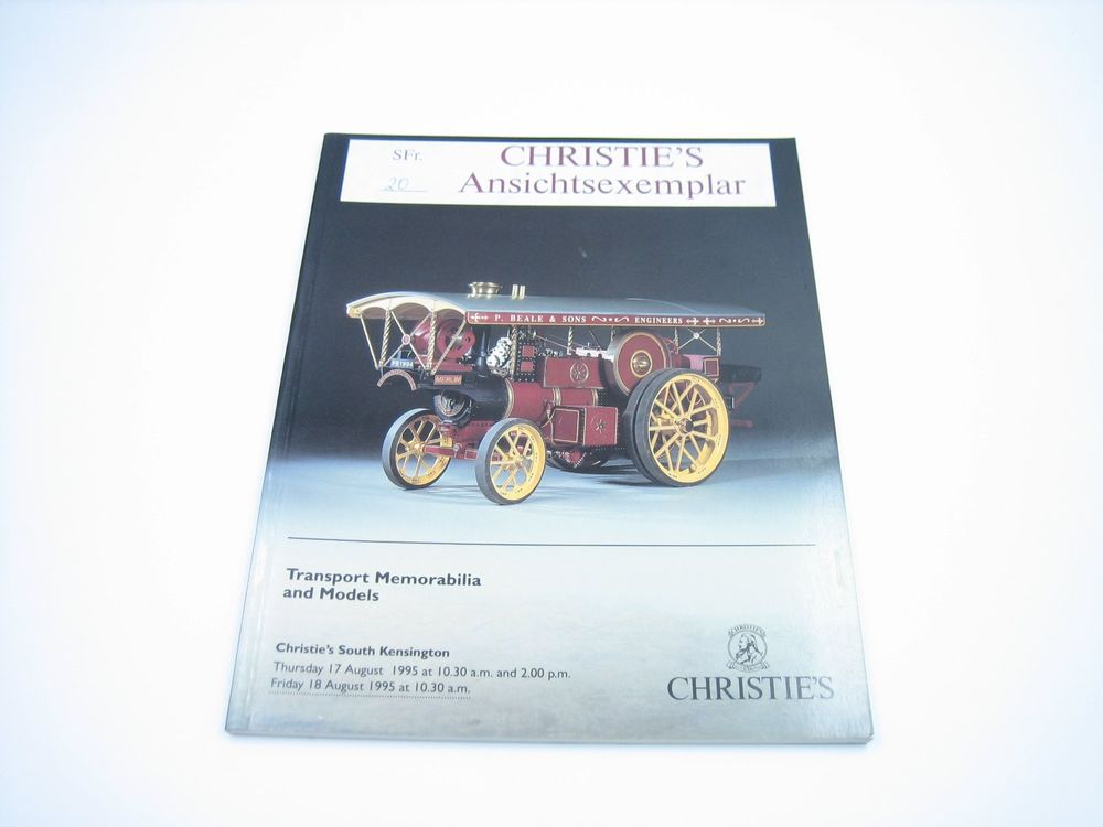 CHRISTIE'S Auktionskatalog 1995 RAR Kaufen auf Ricardo