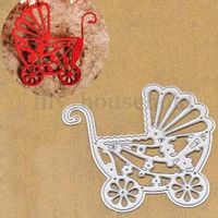 1 Stanzschablone  Kinderwagen