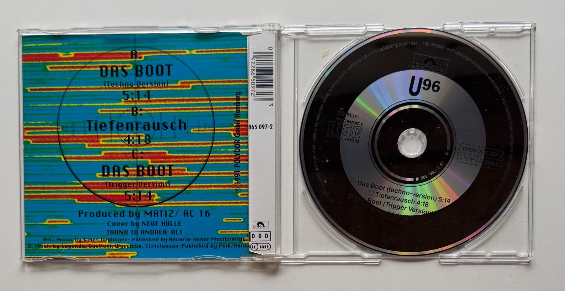 CDs: U96 / Das Boot (CD Maxi Single) – Gebraucht aus Näfels von rottabi 2