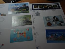 Lot FDC Schweiz modern, Blocks. Z-Drucke..., 23Belege