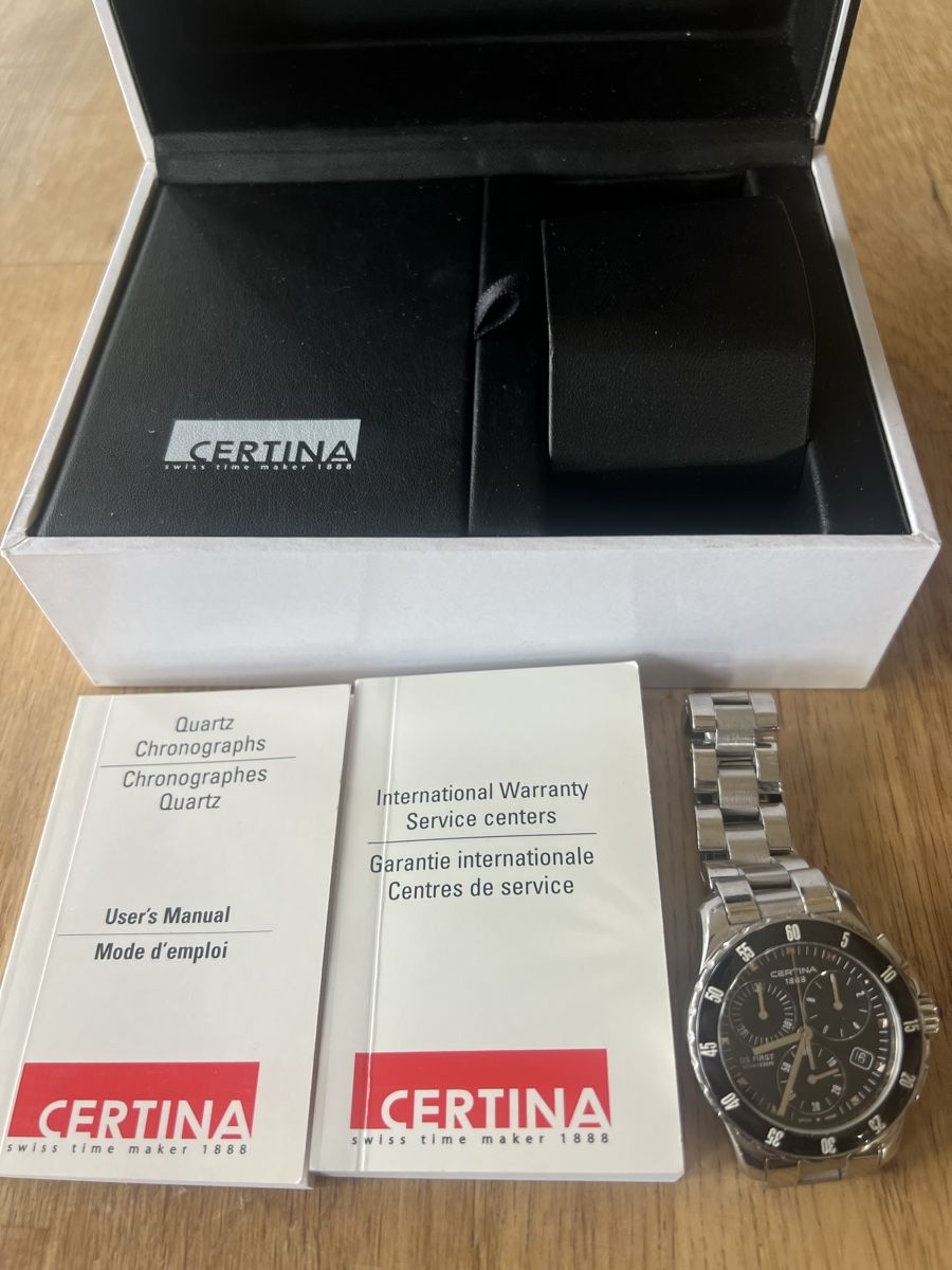 Certina Orologi: Certina DS First 1888 Chronograph – Usato da Meilen venduto da wehrluzern 2