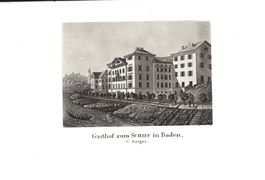 Baden Gasthof Schiff Aquatinta