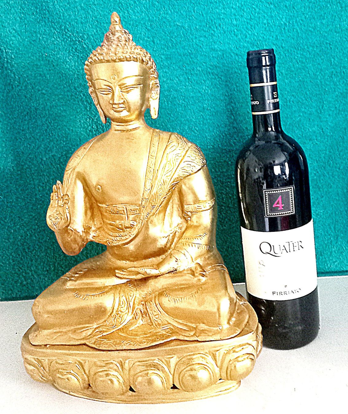 Skulpturen & Statuen: Buddha Messing Poliert gross – Gebraucht aus Baar von 2cvbaar 4