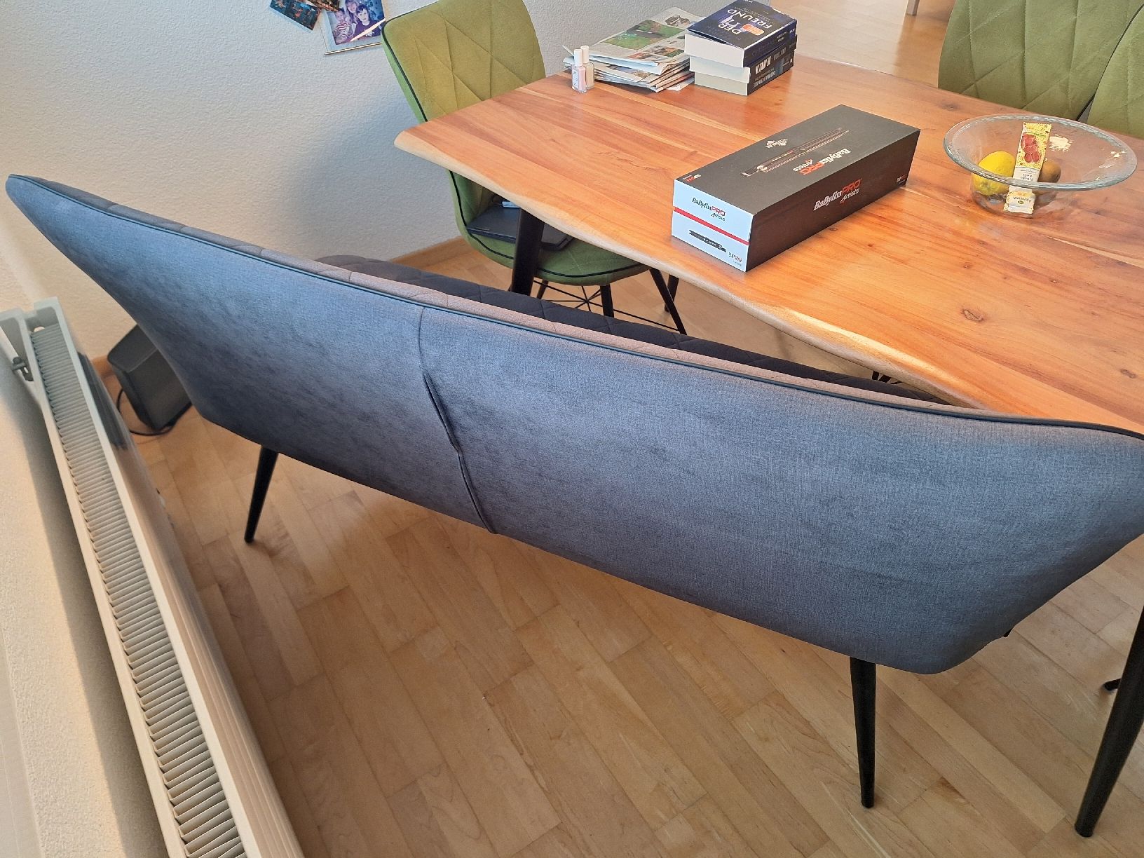 Panchine: Sitzbank  Metall, Textil grau – Usato da Wittenbach venduto da Schnuggihaas 1