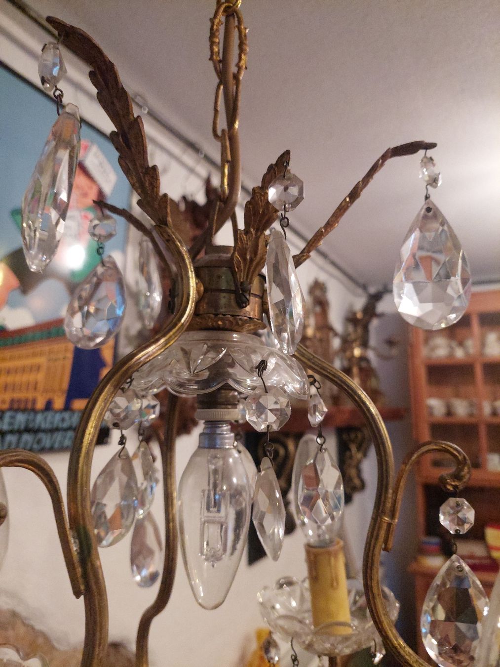 Lampes: Kristallglas Leuchter – Défectueux à Siblingen par rantiques 6