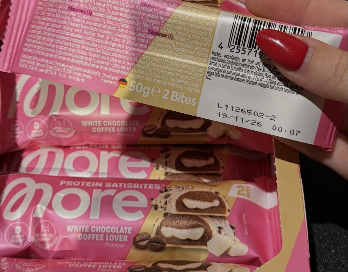 More Nutrition Lebensmittel & Spezialitäten: 10x More Protein Satisbites White Chocolate Coffee Lover – Neu und originalverpackt aus Tuggen von jess_gls06 1