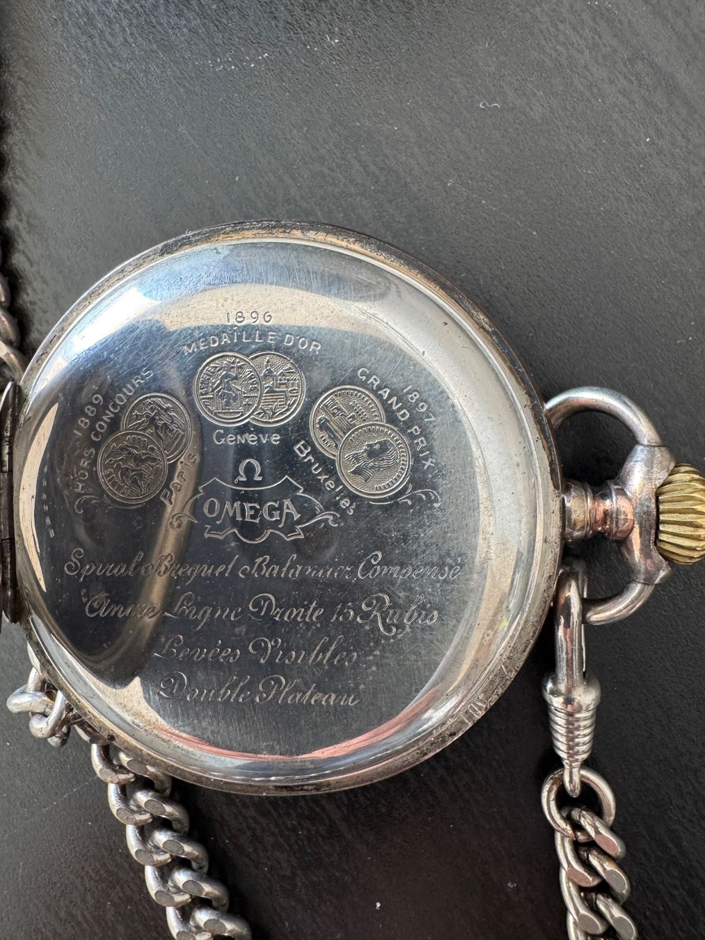 Omega Orologi: Alte Taschenuhr Omega mit Kette – Usato da Richterswil venduto da Schopf6 2