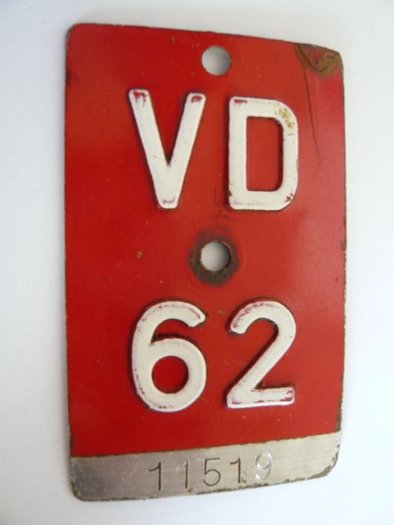PLAQUE ANCIENNE POUR VELO EN LAITON 1941