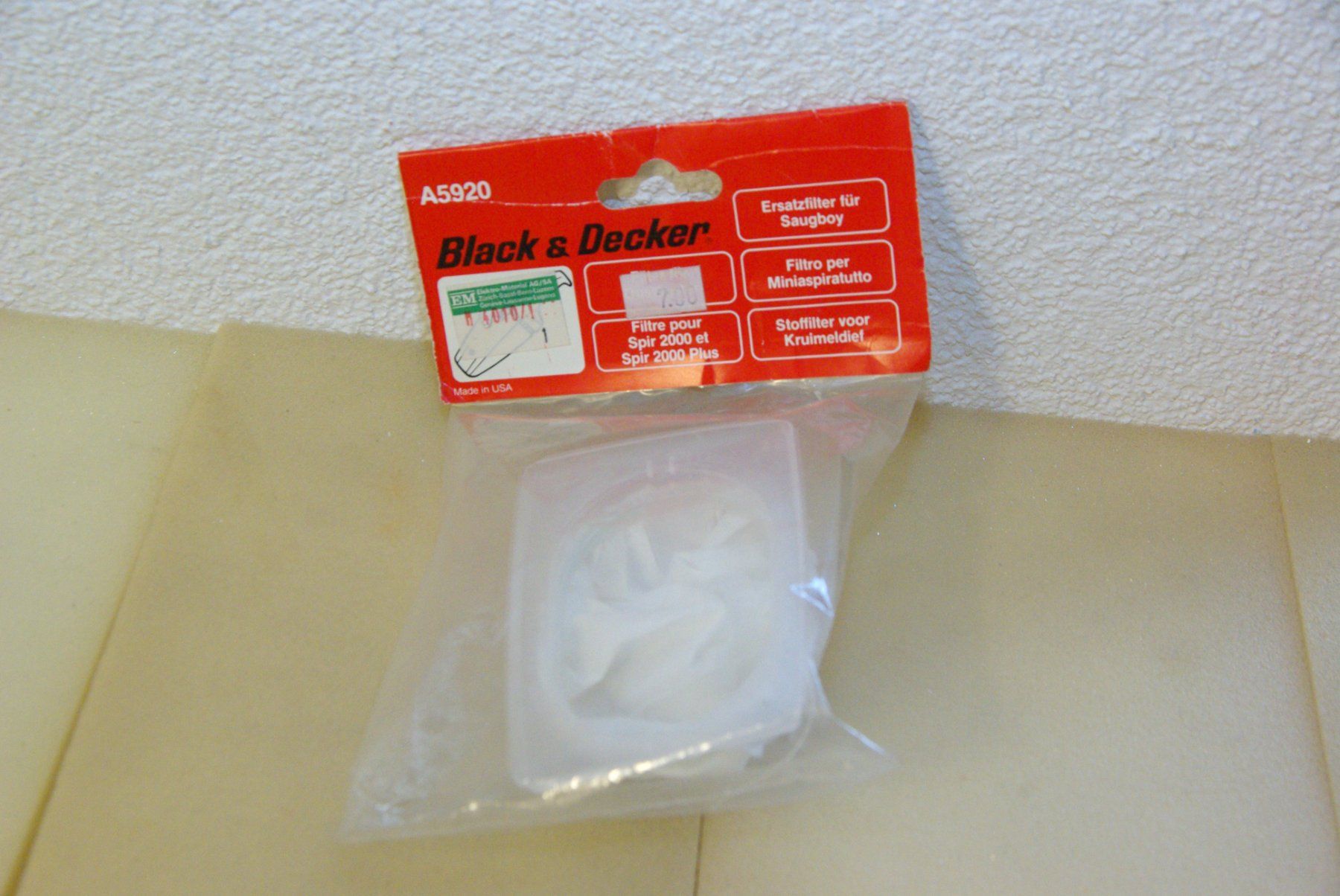 Autres articles pour la maison: Black & Decker Ersatzfilter Saugboy – Neuf avec emballage d'origine à Herisau par Cevianer1844