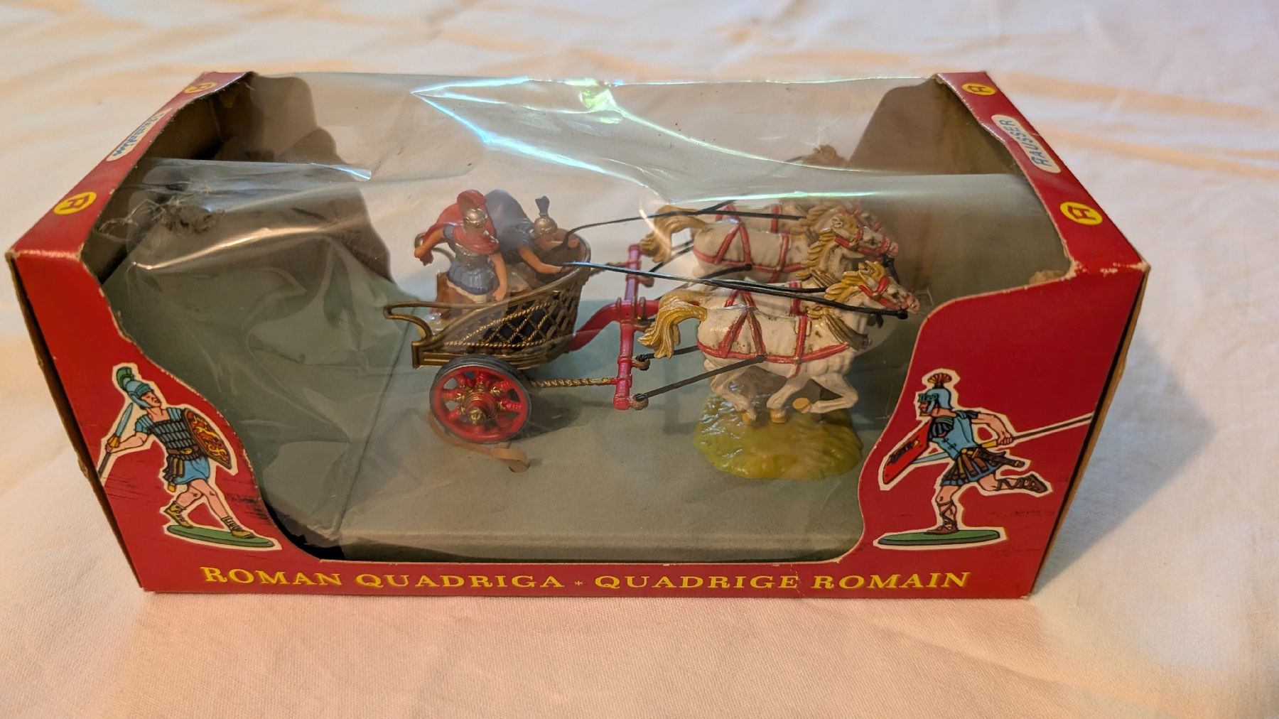 Figurines: Elastolin römischer Streitwagen mit Figuren – Neuf avec emballage d'origine à Kastanienbaum par kr.arch 1