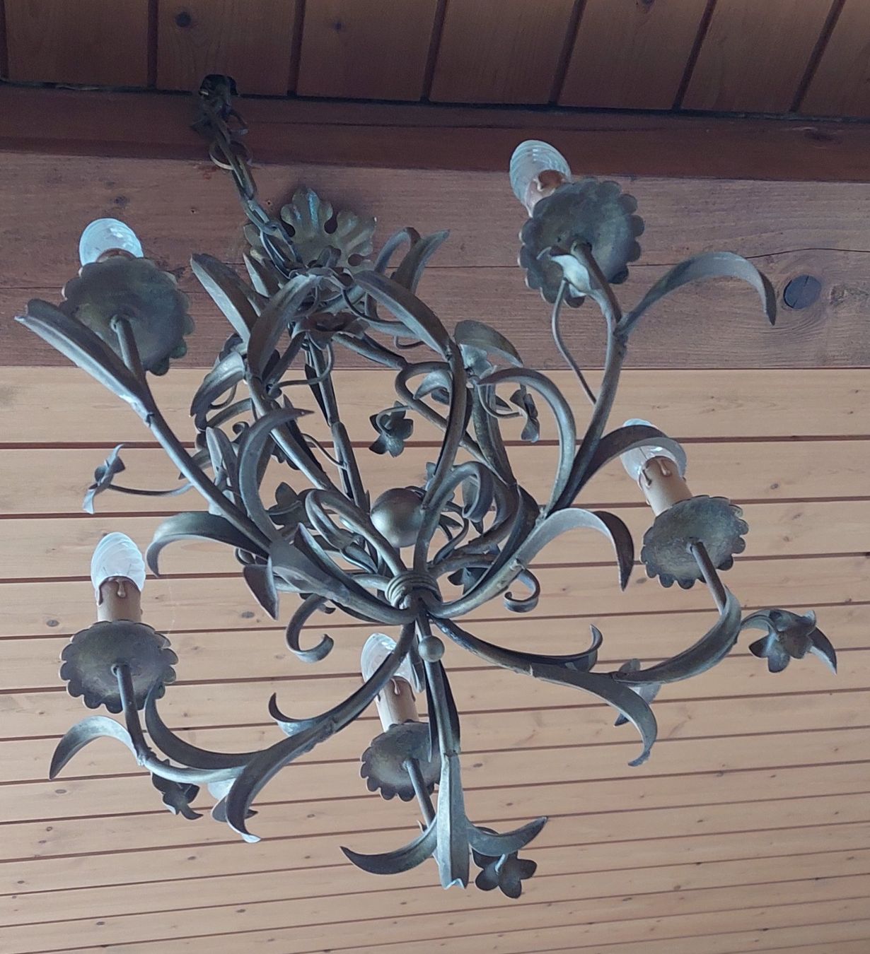 Lampadari & plafoniere: Antiker Deckenleuchter 5 Leuchten – Usato da Lyss venduto da Nase 2