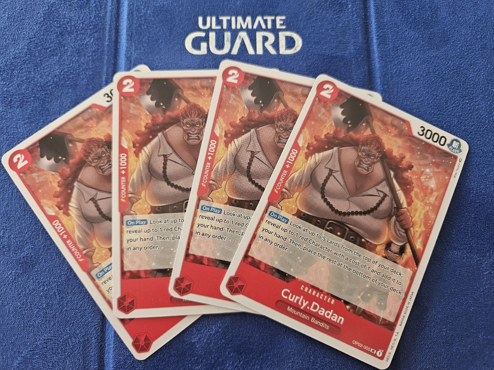 Bandai Carte collezionabili: 4x One Piece TCG - Curly.Dadan Playset – Nuovo (secondo la descrizione) da Lyss venduto da DeaDiLuna