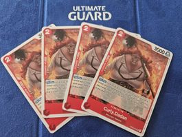 4x One Piece TCG - Curly.Dadan Playset
