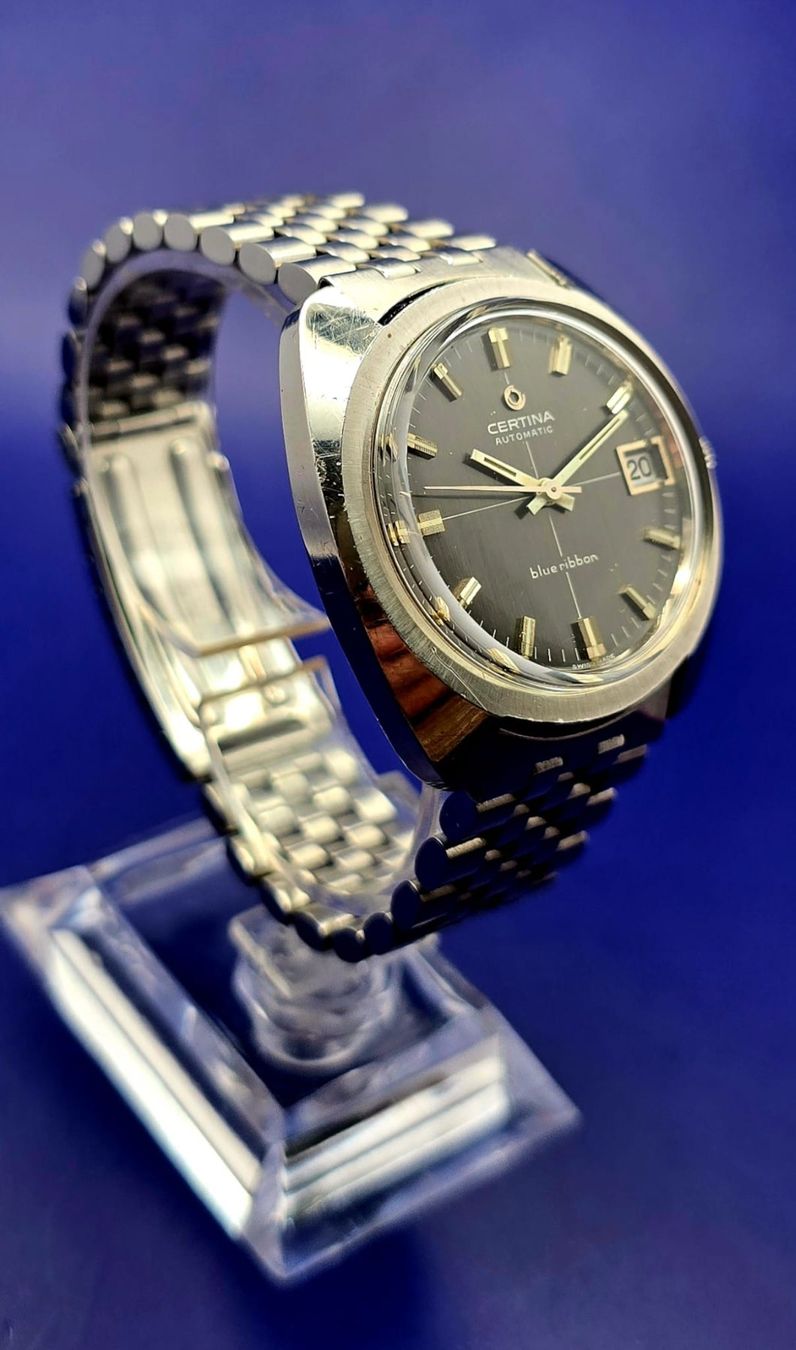 Certina Orologi: CERTINA AUTOMATIC DATE BLUE RIBBON SWISS MADE UHR – Usato da Neftenbach venduto da Taschen-Uhren 4