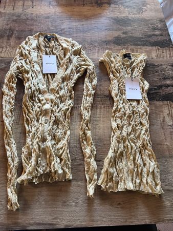 THEORY Twin-set Métal Crêpe
