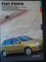 Prospekt Farben und Polster Fiat Punto 1996 selten!