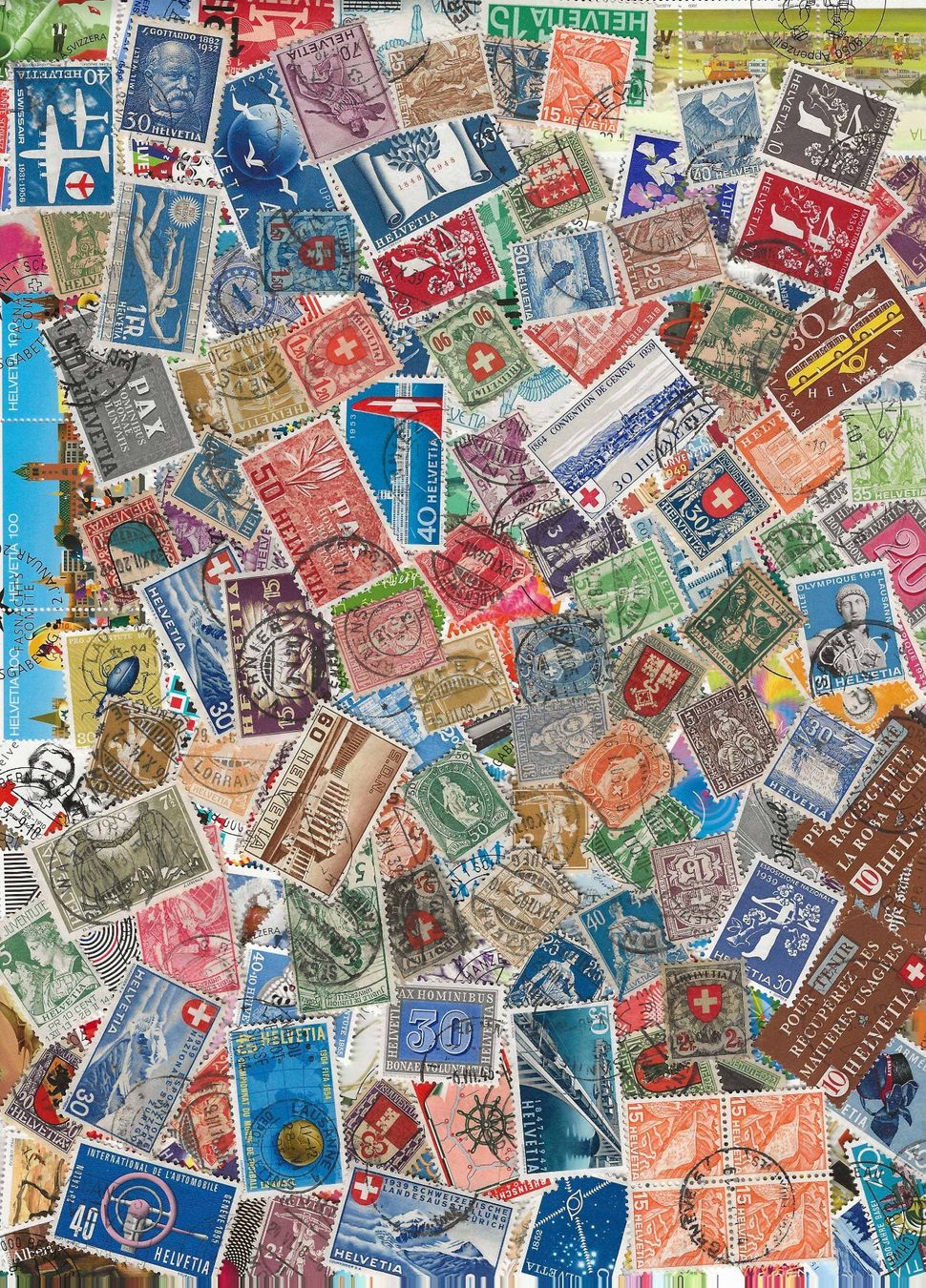 Tous les timbres: VR06 - 30 gr. timbres CH en vrac – Neuf avec emballage d'origine à Trélex par Phil_Albert