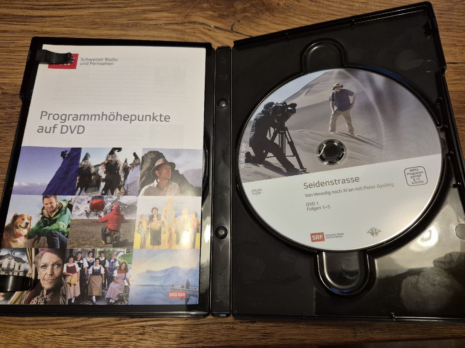 Tutti i DVDs: Seidenstrasse - SRF - Peter Gysling (DVD) – Usato da Oberembrach venduto da giu_7ksd 3
