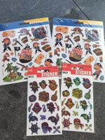 4 Bogen Sticker Piraten Räuber neu
