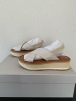 ROBERT CLERGERIE: OVP/neu-Exklusive helle Leder Sandalen, 37