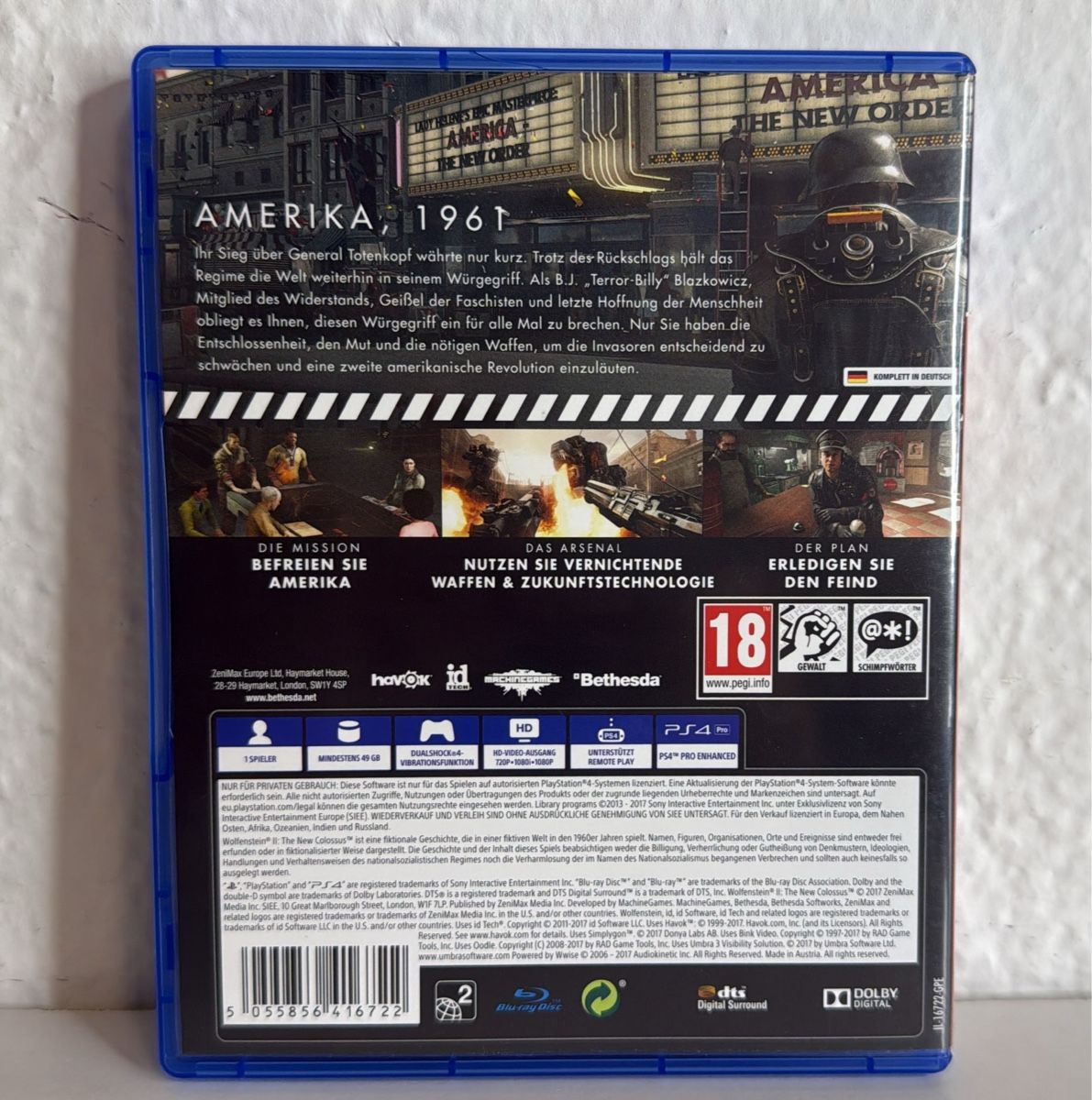 Sony Spiele: Wolfenstein II: The New Colossus PS4/PS5 Game – Gebraucht aus Ehrendingen von bubulence 1