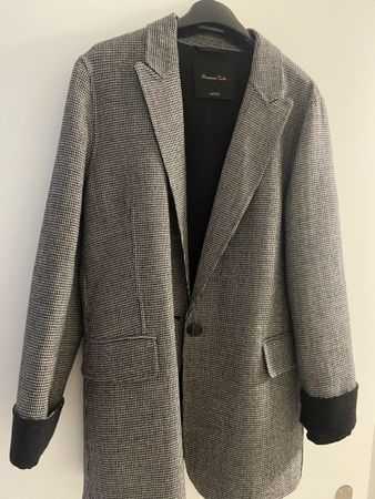 Massimo Dutti Blazer kariert Grösse 38 wie Neu