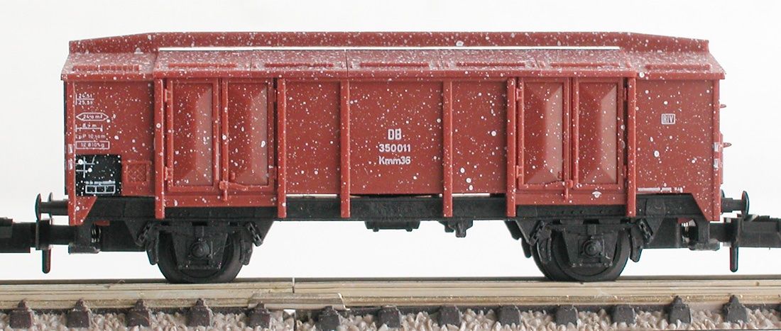 Trix Modellini di ferrovie: Minitrix Güterwagen-Set 5-teilig Spur N – Usato da Oberwil BL venduto da Klang 3