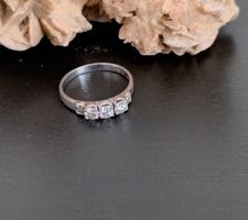GLITZER RING SILBER 925 XS GR.51
