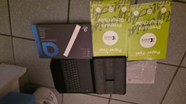Tablet Tastatur Case + 2 Schutzfolie für iPad Pro 10.5"