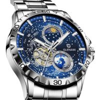 Herren-Armbanduhr drehbar, automatische mechanische Uhr