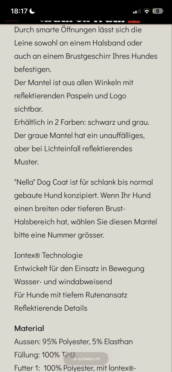 Abbigliamento: Back on Track Hundemantel Nella, Rückenlänge 65cm Softshell – Usato da Aristau venduto da cherry-berry 7