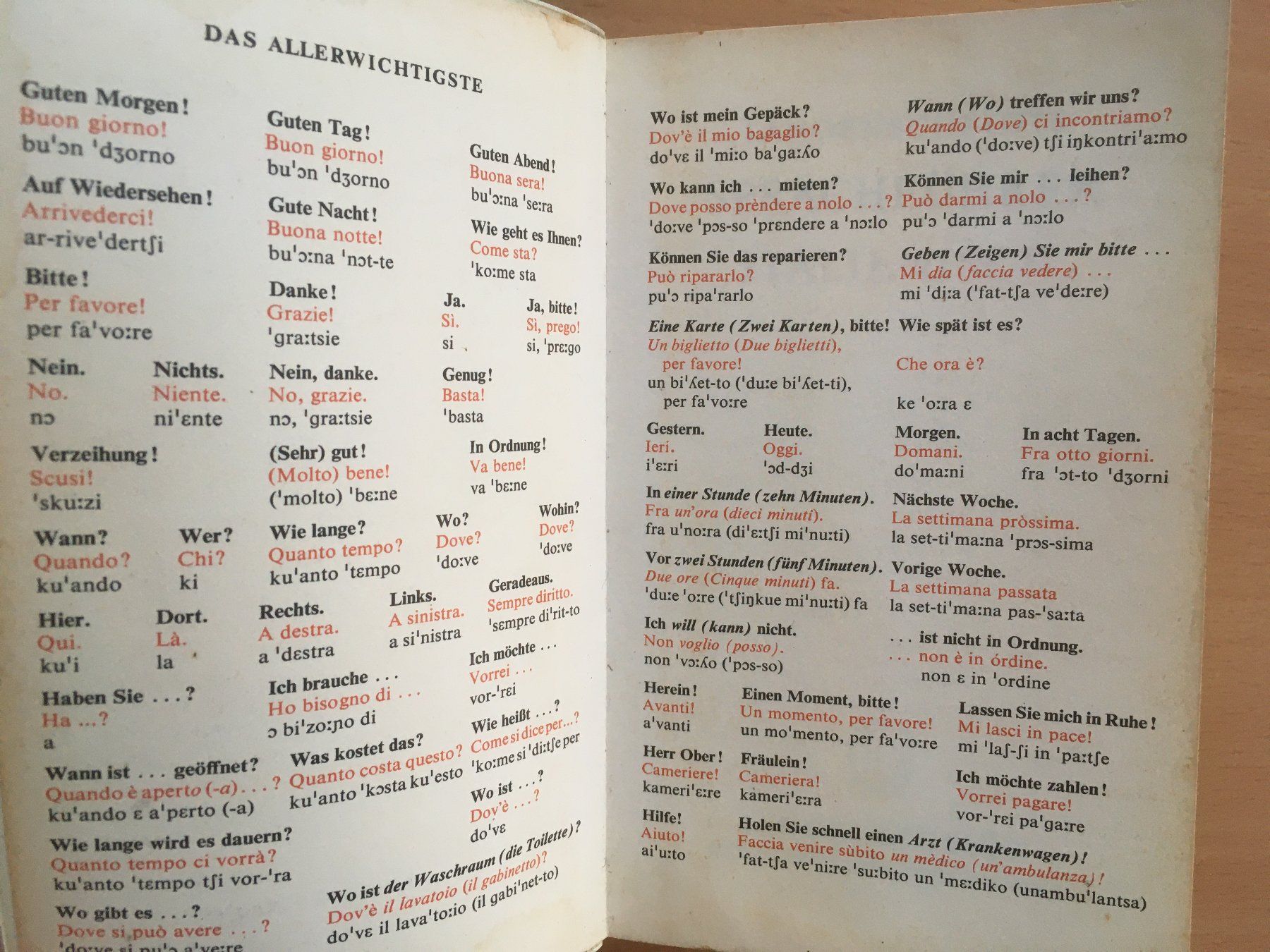 Libri: Langenscheidts Sprachführer Italienisch – Usato da Grenchen venduto da Kogi7 1