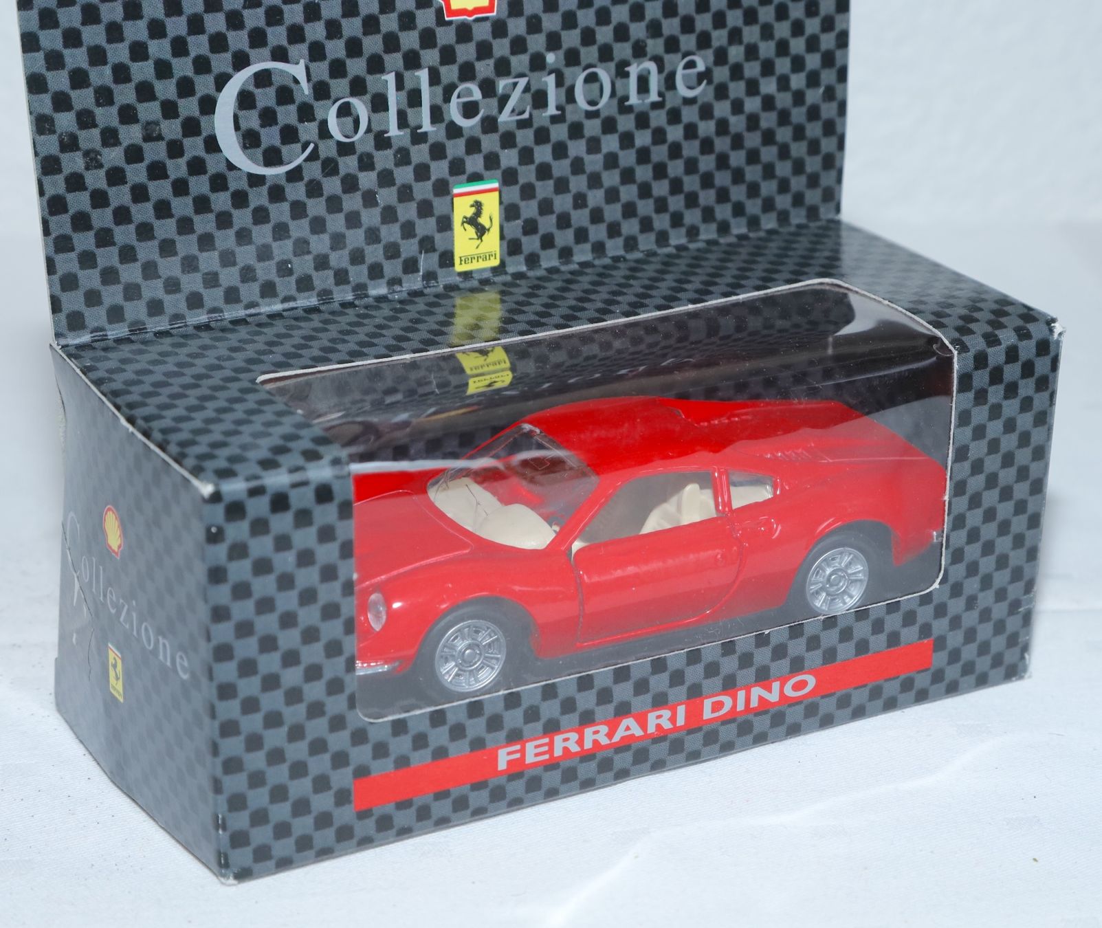 Ferrari Modellini d'auto: FERRARI DINO SAMMLUNG VON SHELL 1:38 – Nuovo e nell'imballaggio originale da Ipsach venduto da Merlux